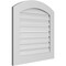 Ekena Millwork Arch Top Surface Mount PVC Gable Vent: Non-Functional, w/ 3-1/2"W x 1"P Standard Frame, 26"W x 42"H GVPAR26X4201SN - alternate 2